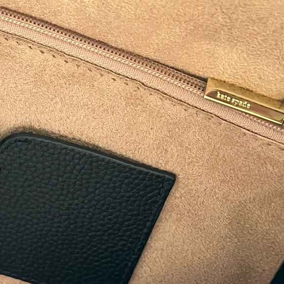 RESERVED FOR @michellyma Kate spade black pebble grain leather top tote preowned - Picture 12 of 16